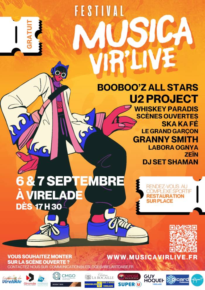 Affiche Festival Musica Vir'Live à Virelade - Les Loges Virelartdaise